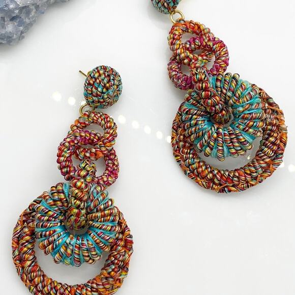 NEW Free People Natural Wonder Dangle Earrings - Picture 1 of 11